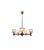 Swedish mid-century chandelier in the style of Carl Fagerlund for Orrefors, 1960s. A beautifully architecturally designed...