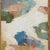Contemporary Contemporary Abstract "Lily Pad" Oil Painting in Vintage Frame For Sale - Image 3 of 6