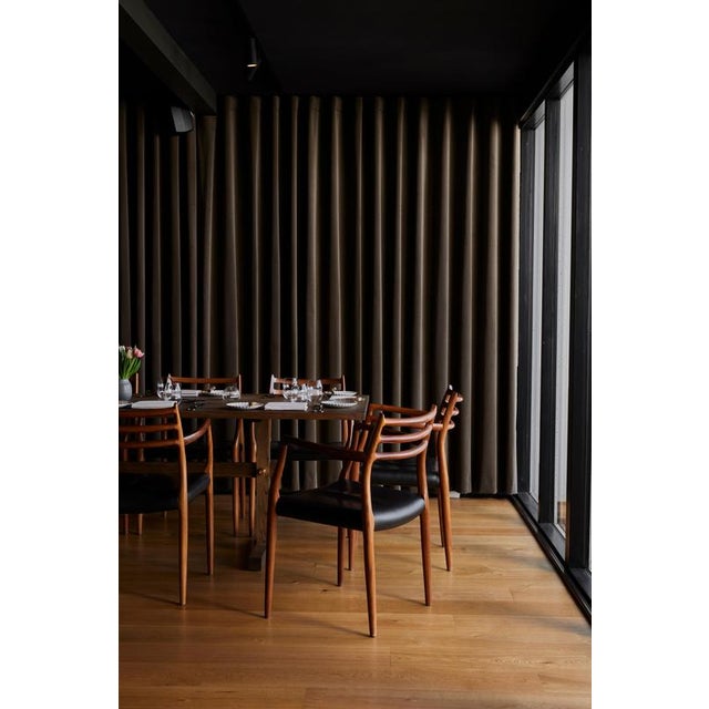 Not Yet Made - Made To Order Gaspard Dark Oak and Brass Dining Table 240 by Eberhart Furniture For Sale - Image 5 of 10