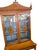 Early 20th Century Sheraton-Style Painted Glass Display Cabinet on Stand – 2 Piece For Sale - Image 6 of 9