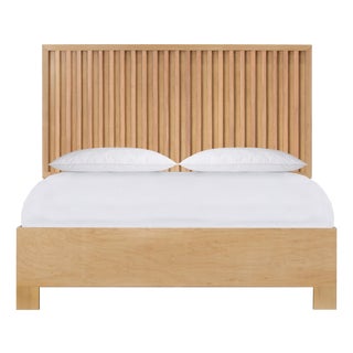 Nova Platform Bed King - Natural For Sale
