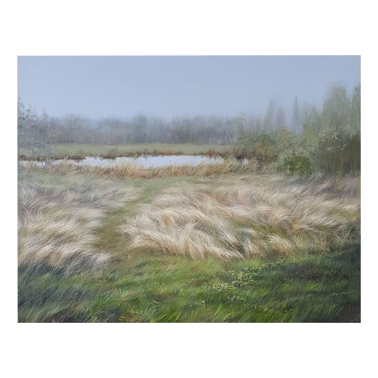 Maija Muizniece, Deer Trail, Oil on Canvas, 2023 For Sale