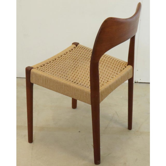 Mid-Century Logster Dining Room Chairs by Arne Hovmand Olsen for Mogens Kold, Set of 4 For Sale - Image 6 of 11