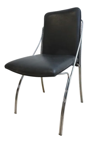 Mid-Century Chrome Wire Desk Chair