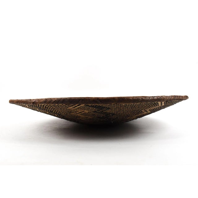 African Early 20th Century Tonga Binga Basket 23 Inch For Sale - Image 3 of 7