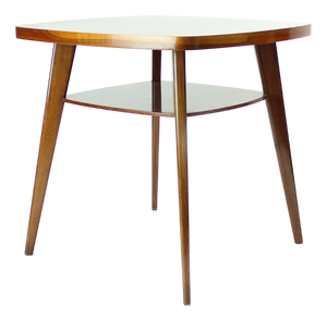 Walnut Spider Coffee Table by Mier, 1960s