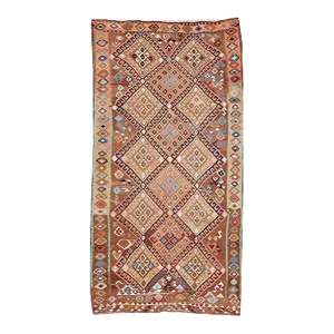 Vintage Turkish Kars Kilim Rug