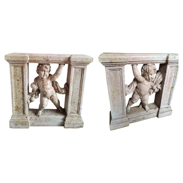 Lumachella Marble Balustrades, 19th Century, Set of 2 For Sale - Image 13 of 13