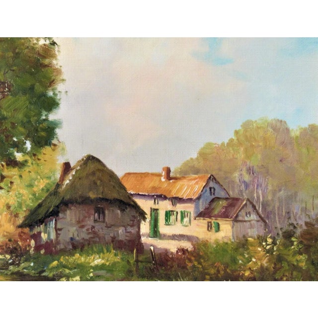 Mid 20th Century Gustav Pynaert, Belgian Landscape, c.1960 For Sale - Image 5 of 8