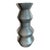 West Elm Modern Geometric Matte Gray Ceramic Floor Vase For Sale