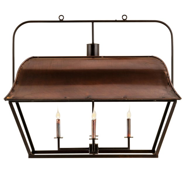 Coastal Savannah Copper Lantern by Lowcountry Originals For Sale - Image 3 of 3