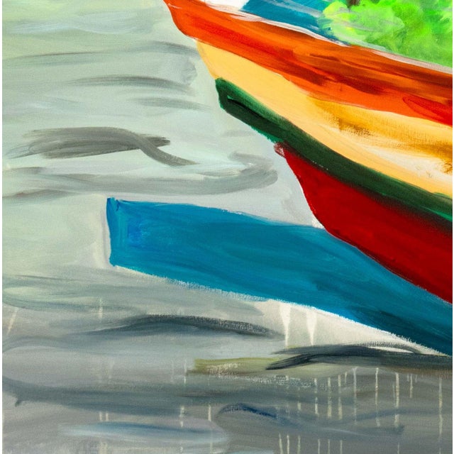 Marcus Brutus Fishing Acrylic on Canvas, 2022 For Sale - Image 4 of 7