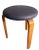 Artek Vintage Aalto Stool Model 60 With Upholstered Top For Sale - Image 4 of 12