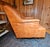 Orange 1970s Mid-Century Modern Faux Leather Swivel Rocker Chair For Sale - Image 8 of 17