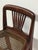 Edwardian Mahogany Fan Back Cane Seat Side Chair, Antique For Sale - Image 4 of 11