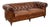 20th Century Vintage Brown Leather Chesterfield Sofa From England For Sale