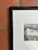 Vintage Framed Black & White Bernard Buffet For Sale - Image 4 of 7