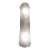 21st Century Italian Avvolto Frosted Murano Glass Art Deco Style Sconce by Fabio LTD For Sale