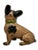 Vintage 1930s Hubley Manufacturing Co. Cast Iron French Bulldog Doorstop Unusual Green Collar For Sale - Image 14 of 18