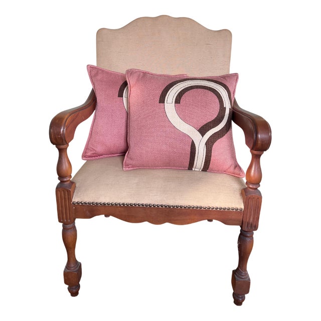 Small Vintage Decorative Cushions by Pierre Cardin, 1970s, Set of 2 For Sale