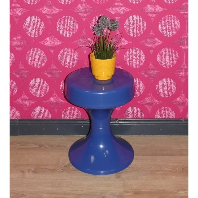 Vintage Bathroom Stool by Emsa Blau, 1970s For Sale - Image 9 of 11