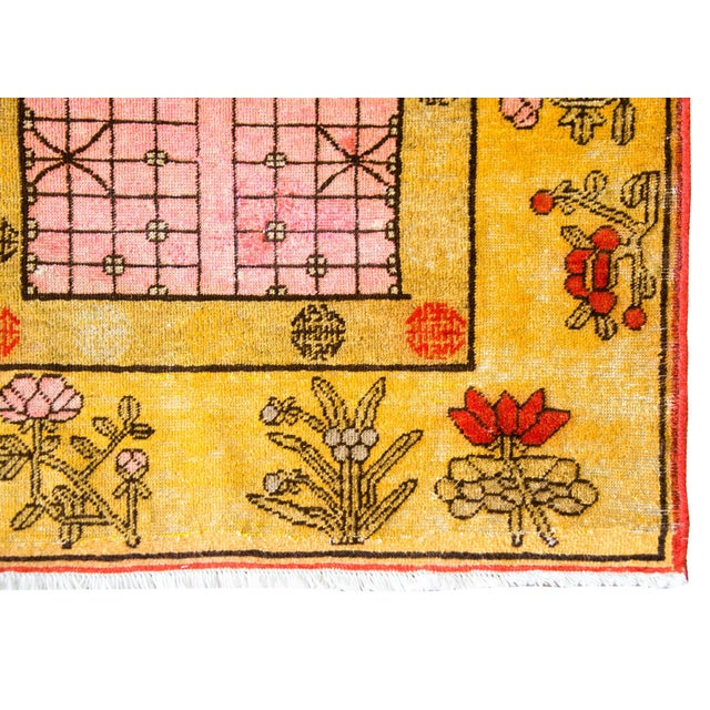 Tribal Early 20th Century Central Asian Samarghand Rug For Sale - Image 3 of 14