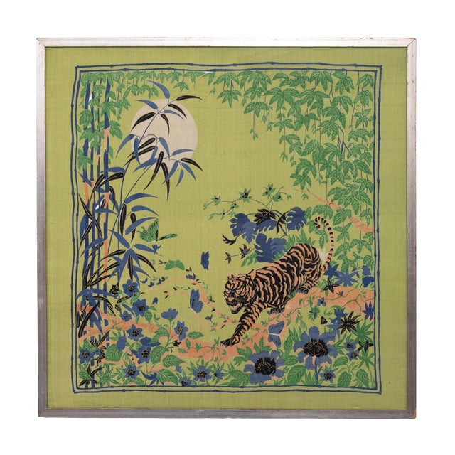 Framed Silk Scarf by Alice Shirley for Hermès, 1960s For Sale - Image 6 of 6