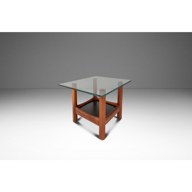 1960s Set of Two (2) Tubular Glass-Top End Tables After Adrian Pearsall for Craft Associates, C. 1960s For Sale - Image 5 of 18