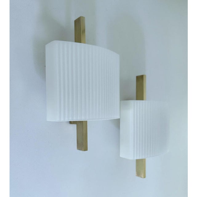 Vintage Space Age Brass Sconces from Hillebrand Lighting, 1960s, Set of 2 For Sale - Image 13 of 18