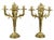 Pair of late 19th century Neoclassical gilt bronze/ormolu 4-Arms candelabras, France By: unknown Material: bronze, copper,...