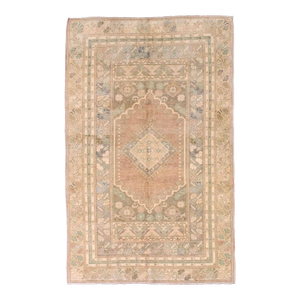 Antique Turkish Tribal Wool Rug 4’10” X 7’8”