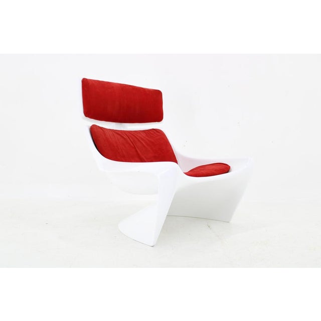 Fiberglass President Lounge Chair by Steen Ostergaard for Cado, Denmark, 1960s, in Very Good conditions. Designed 1960 to...