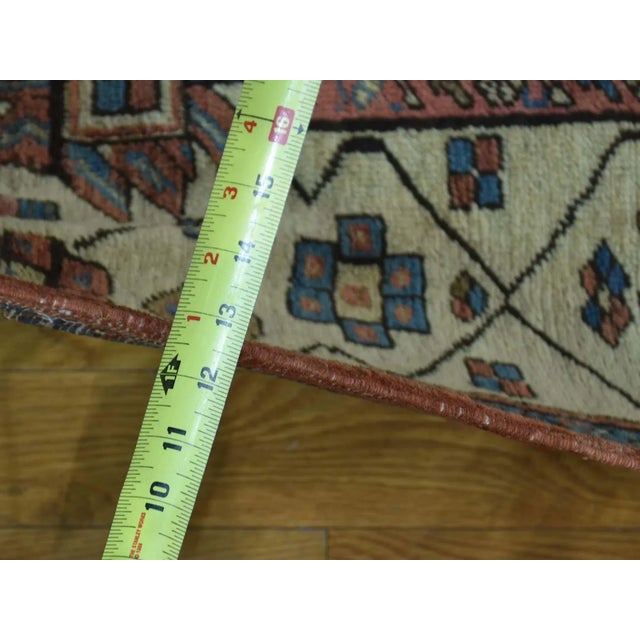 1900 Antique Original Persian Bakshaish Handmade Rug For Sale - Image 4 of 13