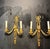Metal 1930 French Bronze Sconces With 2 Lights - a Pair For Sale - Image 7 of 8