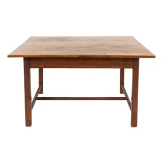 Antique Early American Pine Work Table / Farm Table For Sale
