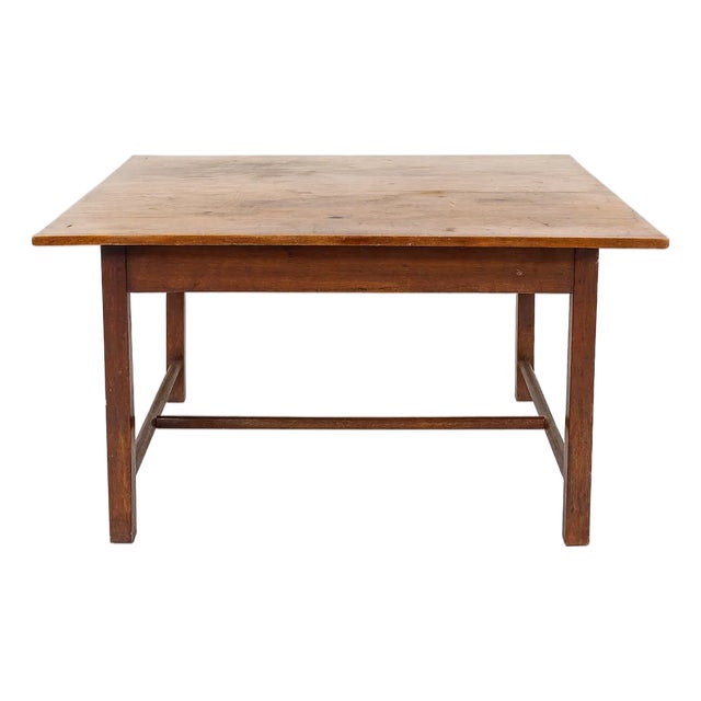 Antique Early American Pine Work Table / Farm Table For Sale