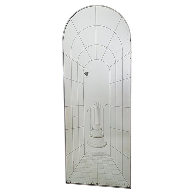 1930s Luigi Fontana Large Wall Mirror For Sale - Image 15 of 18