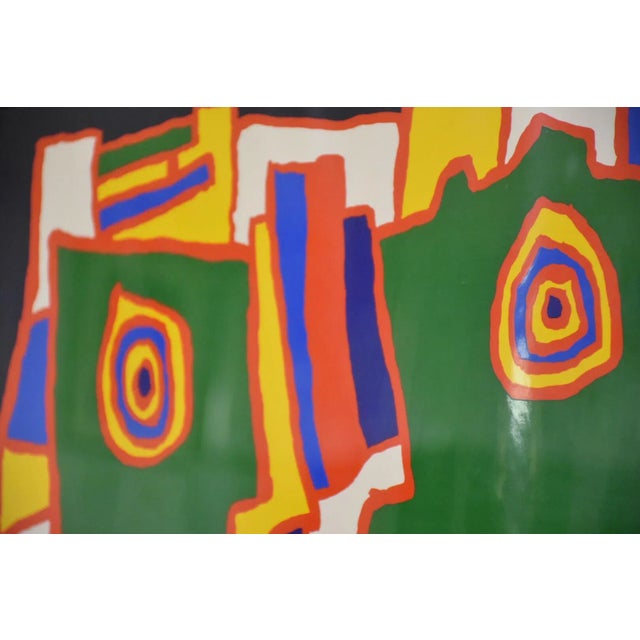 Abstract 1970s Jacques Soisson Abstract Serigraph 25" X 33" For Sale - Image 3 of 6