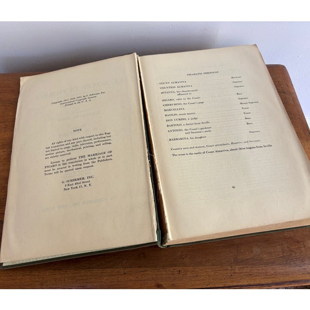 1950s Opera Vocal Score Books, Set of 6 For Sale - Image 13 of 17