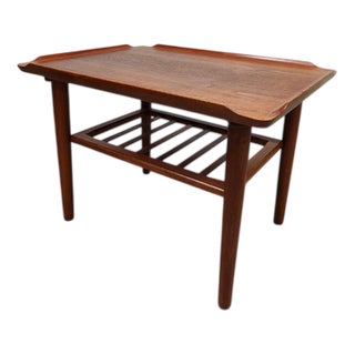 Vintage Scandinavian Teak Coffee Table from Holger Georg Jensen, 1960s For Sale
