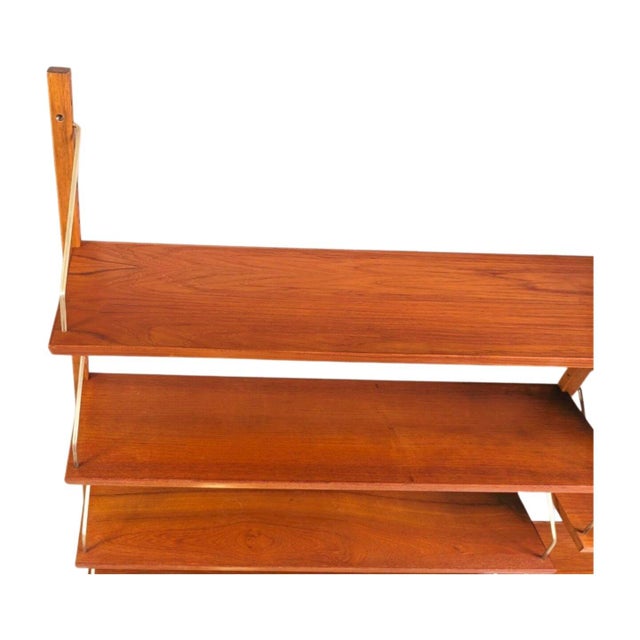 Mid-Century Royal System Wall Shelf in Teak by Poul Cadovius for Cado, 1960s For Sale - Image 5 of 6