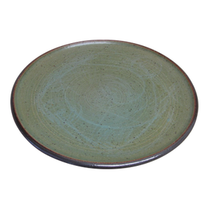 Mid 20th Century Toshiko Takaezu Green Platter, Signed