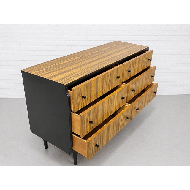 Brown Mid Century Modern Credenza / Dresser by Kent Coffey’s Teakway Line, C. 1960's For Sale - Image 8 of 11