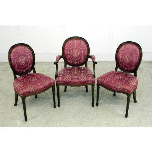 Regency Dining Table and Chairs in Mahogany, 1920s, Set of 9 For Sale - Image 4 of 6