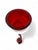 Contemporary Monumental Makora Kronso Poland Twisted Red Art Glass Vase For Sale - Image 4 of 6