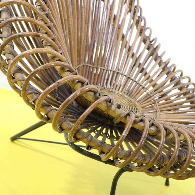 Rattan Ring Chairs and Table by Janine Abraham and Dirk Jan Rol, Set of 3 For Sale - Image 10 of 18