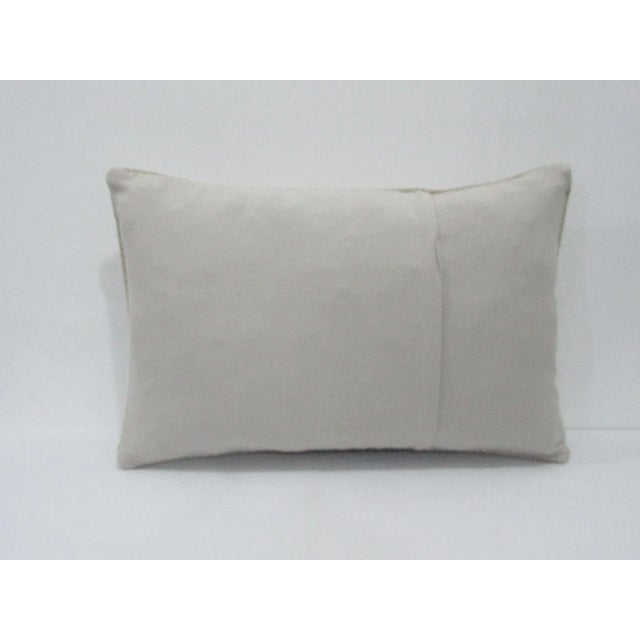 Traditional Washed Out Decorative Pillow Cover For Sale - Image 3 of 4