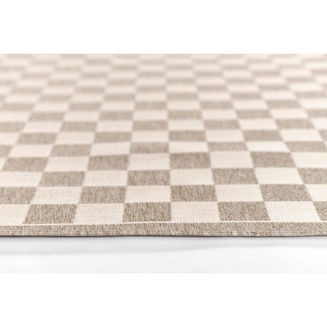 Erin Gates by Momeni Saybrook Check Grey Indoor/Outdoor Area Rug 6'6" X 9' For Sale - Image 11 of 12