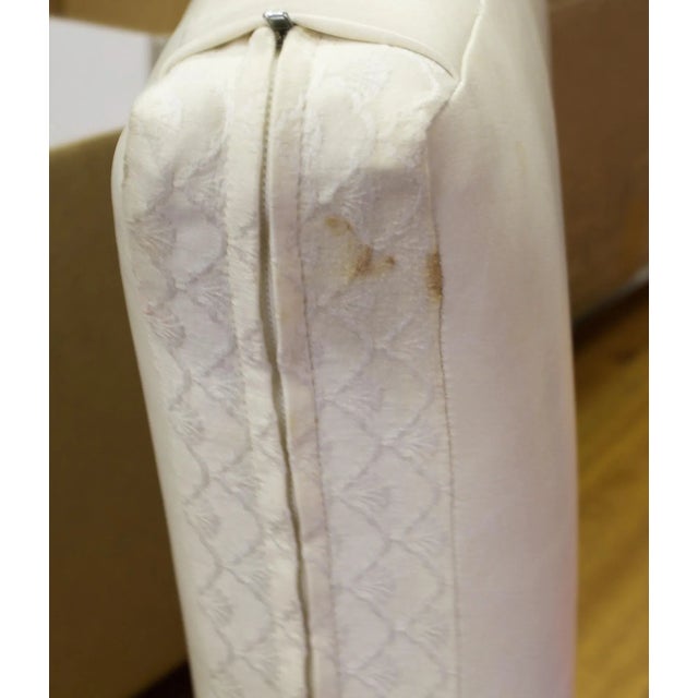 1960s White Leather Barcalounger Recliner Chair For Sale In Fayetteville, AR - Image 6 of 7