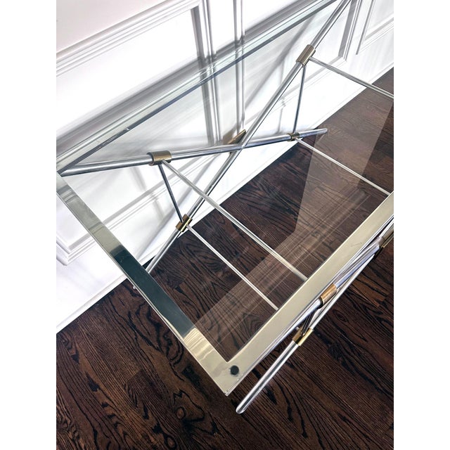 Mid-Century Modern Rare Console Sofa Table by John Vesey For Sale - Image 3 of 12